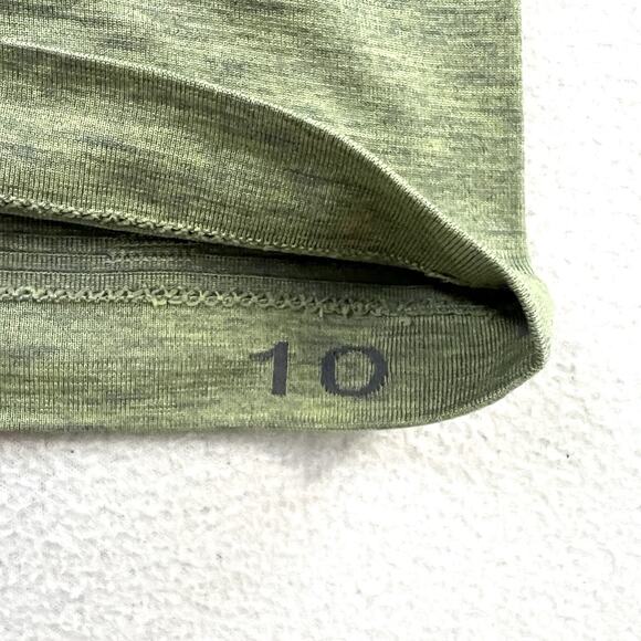 Lululemon Asphalt Grey Lemon Vibe Green Swiftly Tech Racerback Tank 2.0 Race 10 - Picture 3 of 6